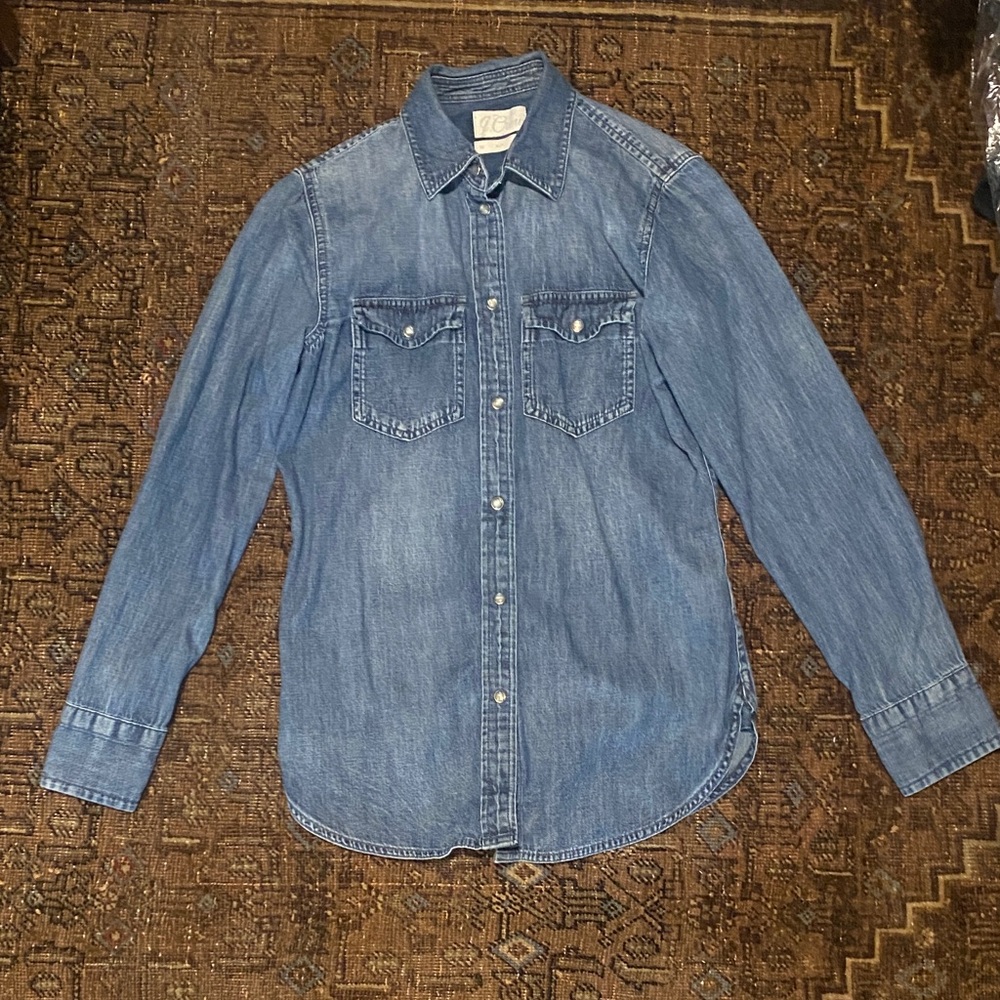 J. Crew Blue Button Down Shirt